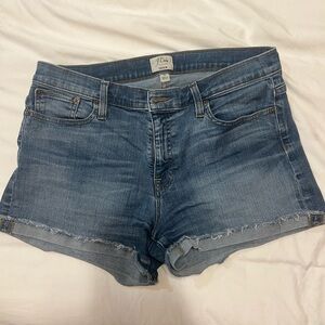 J. Crew Women's Classic Blue Jean Shorts